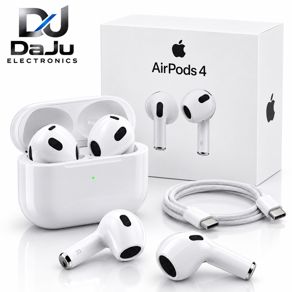 Apple AirPods 4 (4th Generation) – Wireless Earbuds
