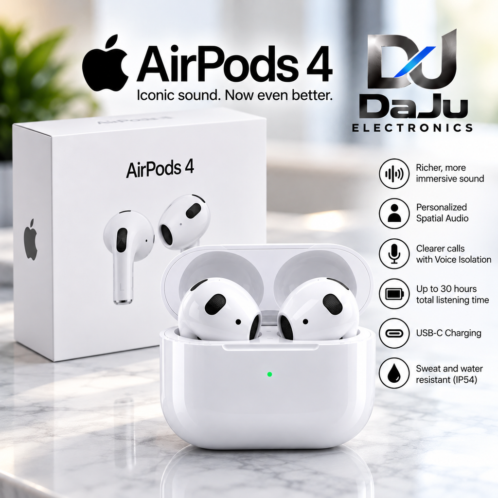 Apple AirPods 4 (4th Generation) – Wireless Earbuds